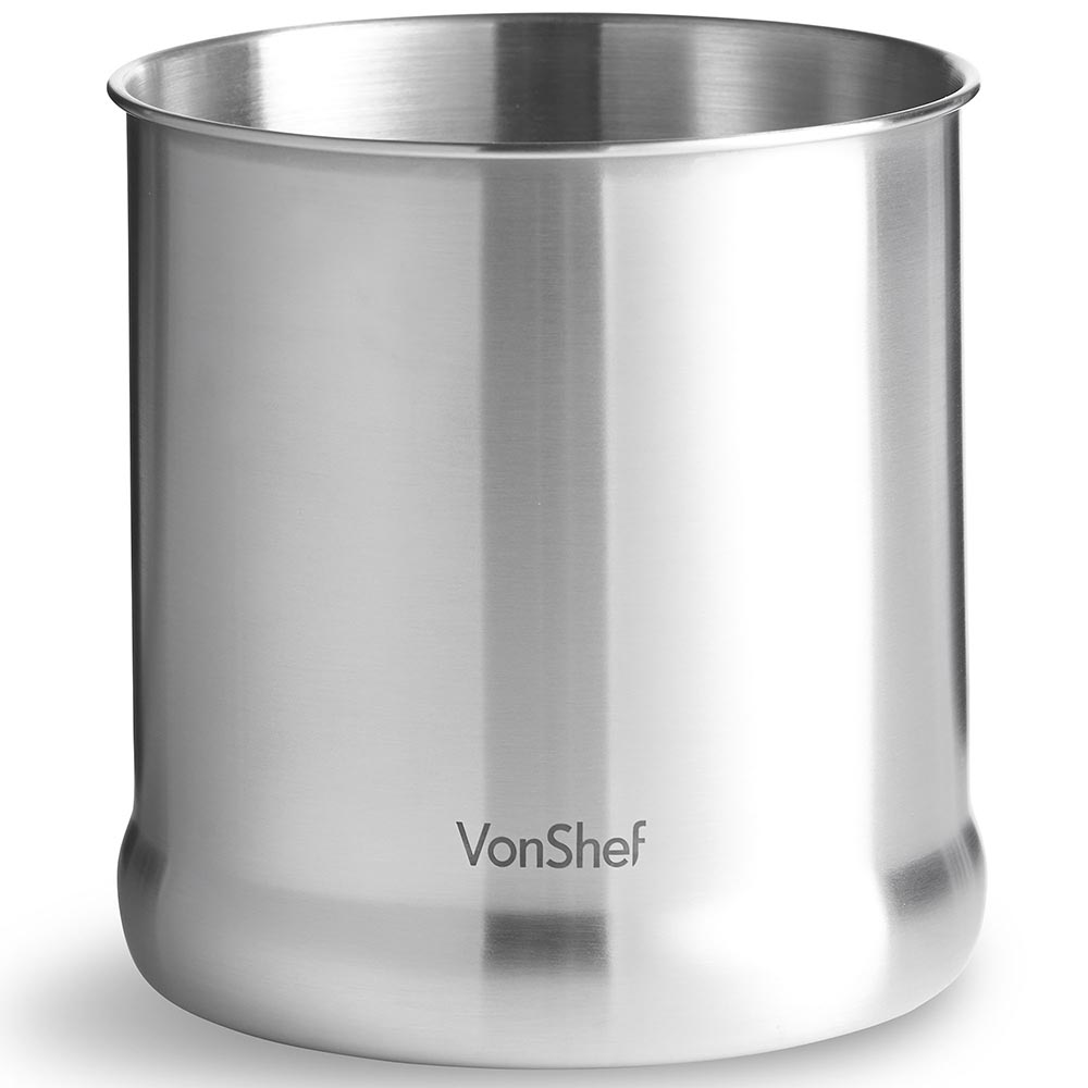 Silver Kitchen Utensil Holder