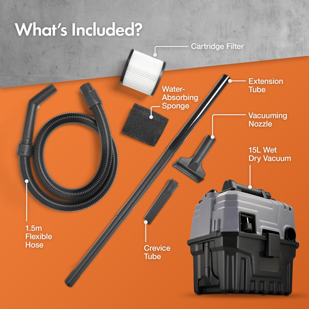 Wet & Dry Vacuum Cleaner - 1200W