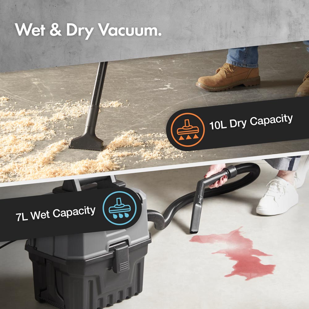 Wet & Dry Vacuum Cleaner - 1200W