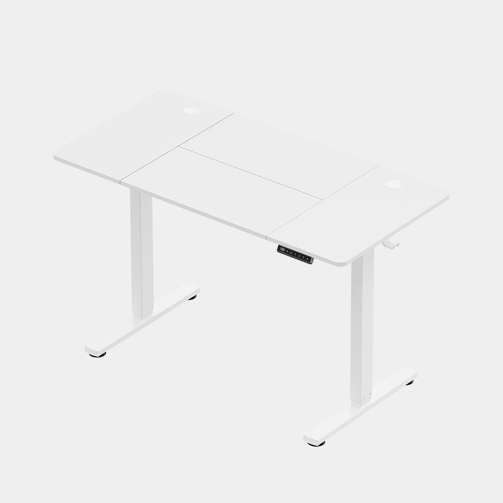 White Standing Desk 120x60cm with USB-C Charging Port