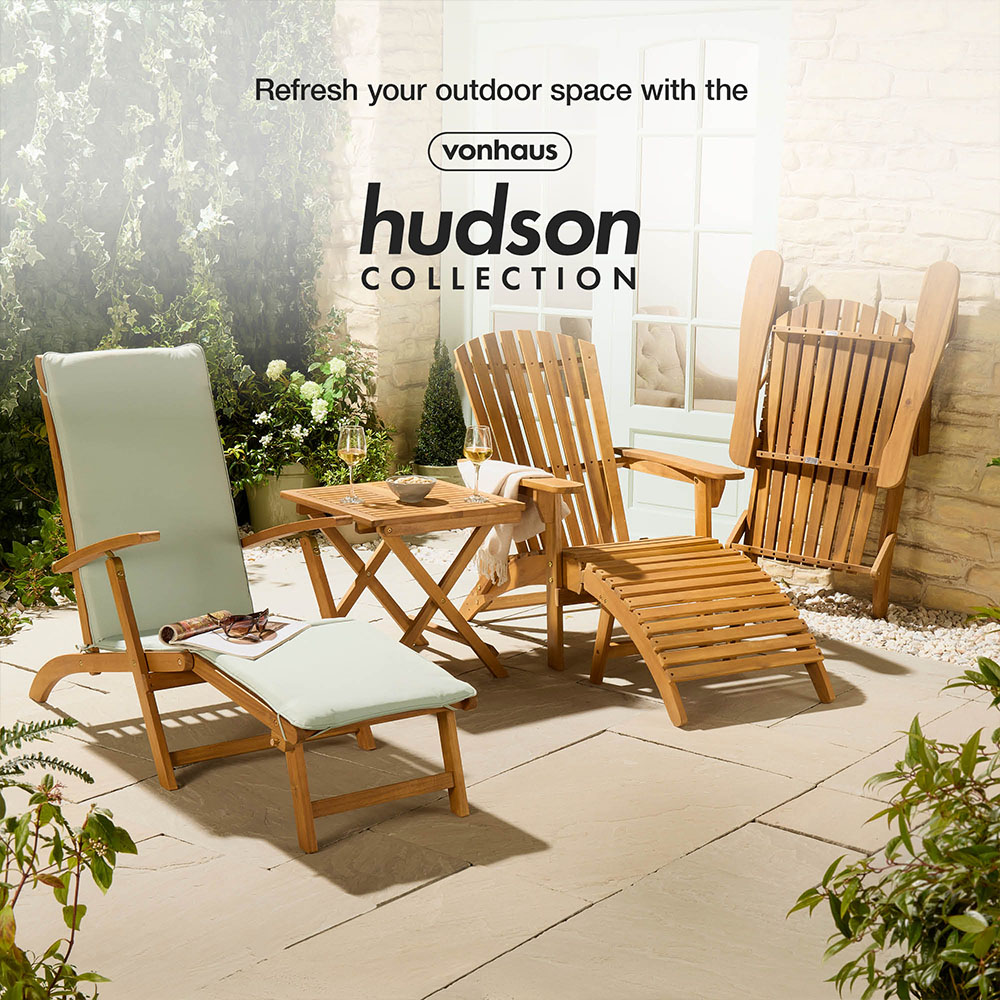 Hudson Folding Adirondack Chair and Side Table
