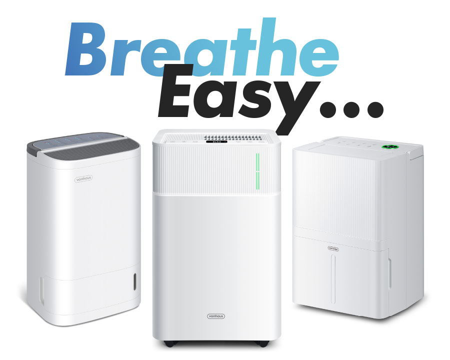 Breathe Easy With Vonhaus Dehumidifiers